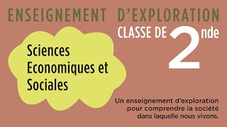 Enseignement dexploration Sciences Economiques et Sociales SES [upl. by Baer951]