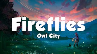 Owl City  Fireflies Lyrics [upl. by Hgielek583]