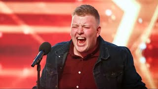 Simon STOPS Opera Singer Gruffydd’s First Audition But His ‘Second Chance’ Earns Him GOLDEN BUZZER [upl. by Eibba]