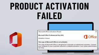 FIXED Product Activation Failed  This Copy Of Microsoft Office Is Not Activated in 2 Minutes [upl. by Hildagarde]