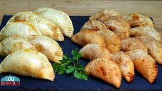 Masa de empanadillas fácil para freír y hornear Loli Domínguez  Recetas paso a paso Tutorial [upl. by Atenik105]