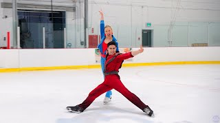 Marjorie Lajoie amp Zachary Lagha skate to Michael Jacksons quotThrillerquot for their 2024 Rhythm Dance [upl. by Annavas]