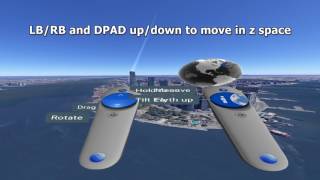 Google Earth VR without Touch tracked motion controllers using XInputXBOX360 controller on Steam [upl. by Valentina724]