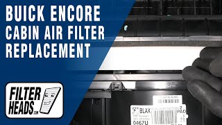 How to Replace Cabin Air Filter 2017 Buick Encore Essence AQ1164 [upl. by Tillie]