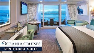 Oceania Regatta  Penthouse Suite Full Walkthrough Tour amp Review  4K [upl. by Sher]