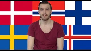 Impression of Nordic languages  by one person [upl. by Naro]