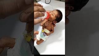 Premature baby feeding shorts viralshort viralvideo prematurebaby nicu feeding [upl. by Aznola48]