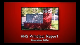 Healdsburg High School Principals Report  November 2024 [upl. by Evilc]