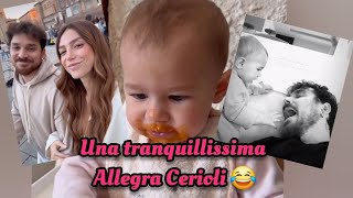 una TRANQUILLISSIMA allegra Cerioli 😂❤️ contento papà 😂❤️ [upl. by Yecad]