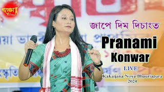 Jape Dim Distangot ll Pronami Konwar ll Live Bihu Performance ll Kakaijana Noya Bhauriapara [upl. by Elgna]