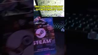 A NEW WAY TO GET FREE STEAM GIFT CODE [upl. by Enilekcaj626]