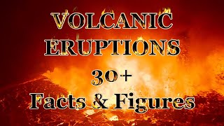 Volcanic Eruptions 30  FactsFigures show Fiery Effect on our Planet [upl. by Stoll433]