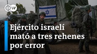 Netanyahu ofrece condolencias a las familias de los rehenes que el Ejército mató por error [upl. by Airym]