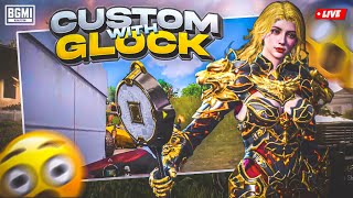 Road to 1k  Bgmi Live with GLOCK [upl. by Anihpesoj]