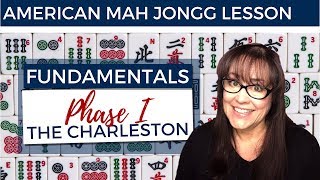 American Mah Jongg Lesson Fundamentals 9 Phase I The Charleston mock card [upl. by Meela357]