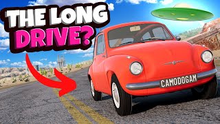 NEW The Long Drive Map has SECRETS in BeamNG Drive Mods [upl. by Studner]