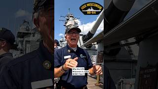 Why the USS Wisconsin is called WISKY PART 3 ww2 shorts history battleship navy [upl. by Garnes850]