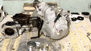 110cc Chinese ATV Motor Top End Rebuild [upl. by Airaet717]