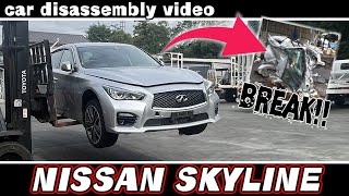 【destruction‼】Complete disassembly of the NISSAN SKYLINEहिंदी उप [upl. by Blackman]