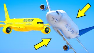 Airplanes Crashing Mid Air And Making Emergency Landing In GTA 5 Planes Collision Scene [upl. by Jovi]