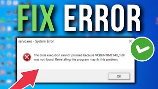 How To Fix VCRUNTIME1401DLL Was Not Found Error [upl. by Ulick655]