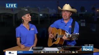 WMBF News morning team having some fun covering CCMF [upl. by Elliott]