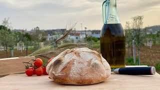 PANE di ALTAMURA fatto in casa ricetta originale Pugliese [upl. by Nebeur450]