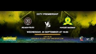 Orlando pirates vs Mamelodi sundowns live [upl. by Haibot]