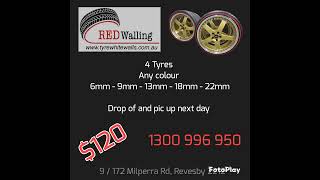 Redwall Tyres Whitewall tyres Application service [upl. by Perlie721]