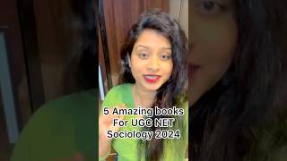 5 Amazing Books for UGC NET Sociology 2024 ntanetsociology ytshortsindia sociology logy [upl. by Zipah]