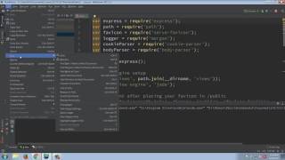 Intro to Nodejs using WebStorm [upl. by Magavern506]