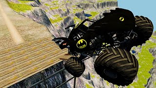 🦇 Batman Monster Jam Epic Cliff Jump Adventure [upl. by Bennink244]