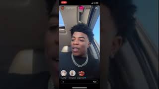 Youngeen ace Shows Snippet of New Foolio Diss and says WE DID THAT TO HIM [upl. by Jangro]