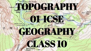 Topography class 10 ICSE Geography  scale  northings and eastings  direct distance [upl. by Farant]