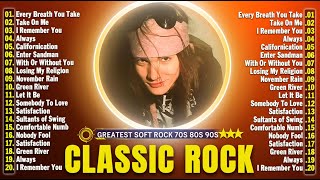 Best Classic Rock Songs 70s 80s 90s  Queen Guns N Roses ACDC Nirvana U2 Pink Floyd Bon Jovi [upl. by Reld]