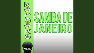 Sambe de Janeiro Vocal In The Style Of Bellini [upl. by Reo]