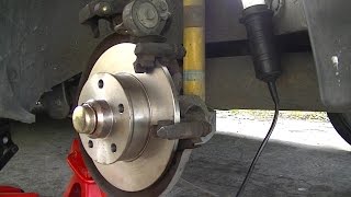 VW wheel speed sensor test amp replace ABS and ESC faults Golf 6 [upl. by Standley746]