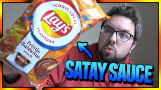 WalkersLays Wijko Satay Sauce amp Fries Crisps Review Netherlands 🇳🇱 [upl. by Dorweiler]