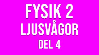 Fysik 2  Ljusvågor del 4 [upl. by Artenahs]