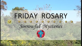 Friday Rosary • Sorrowful Mysteries of the Rosary 💜 November 3 2023 VIRTUAL ROSARY  MEDITATION [upl. by Lawry]