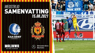 AA Gent  KV Mechelen speeldag 4 [upl. by Lyontine]