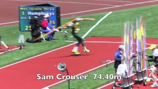 2012 USA Olympic Trials Mens Javelin Prelims [upl. by Rozamond]