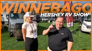 Touring EVERY Winnebago RV at Hershey RV Show LIVE [upl. by Gilmer]