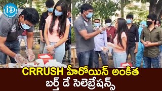 Crrush Movie Actress Ankita Birthday Celebrations On The Sets  Ravi Babu  iDream Filmnagar [upl. by Vaules]