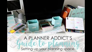 A Planner Addicts Guide to Planning Setting up a planning space [upl. by Hills]