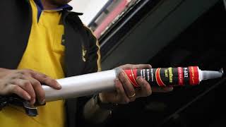 Windscreen Replacement DIY Polyurethane Windscreen Sealant [upl. by Thun]