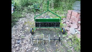 John Deere MT42C ThatcherAerator Combo LP39089 [upl. by Lhadnek289]