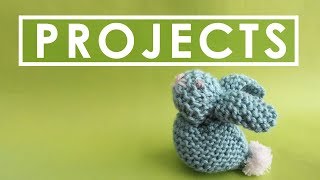 KNITTING PROJECT IDEAS for Beginners with Studio Knit [upl. by Nalhsa]