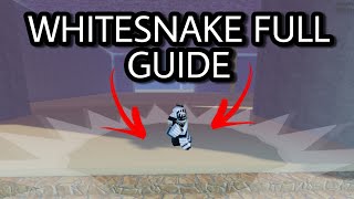 Whitesnake FULL GUIDE Only for Beginners  N the Jojo Game [upl. by Austine925]