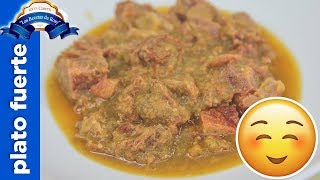 Chicharron prensado en salsa verde 💜💜💜 Las Recetas de Rosy [upl. by Ydna]